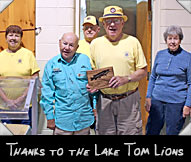 World Musky Hunt Thanks the Lake Tom Lions Club