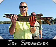 Joe Sprangers with  a 34-inch musky guided by Gary Janssen