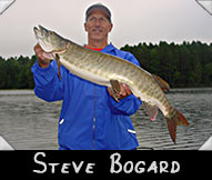 C&R Musky Club 6 contestant Steve Bogard with 36 3/4-inch musky guided by Mike O'Brien