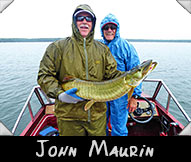 Contestant John Maurin landed this 37 1/2-inch beauty guided by Larry Slagoski