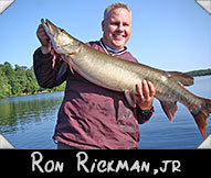 Ron Rickman, jr landed this 43-inch beauty guided by Ron Rickman