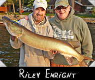 Past Hunter Riley Enright boated this 45 3/4” beauty guided by Mark Winkelm