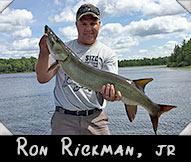 Ron Rickman, jr landed this 38” musky guided by Don Ladubec