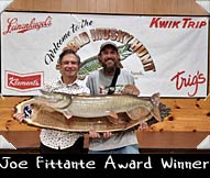 Joe Fittante Award Winner JJ Loos shown here with Joe Fittante (at left)