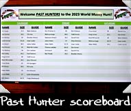 2023 Past Hunter Scoreboard